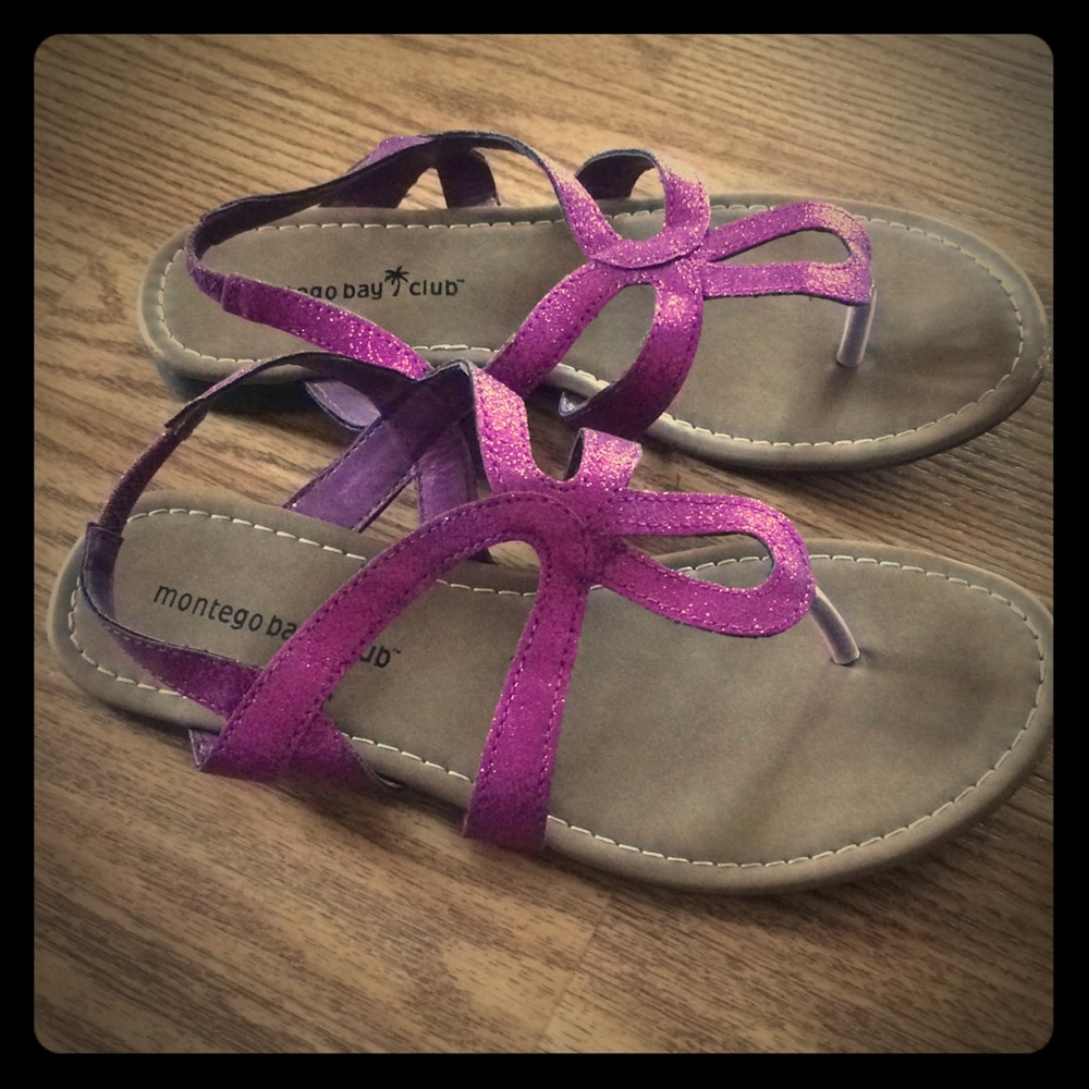 Sparkly sandals